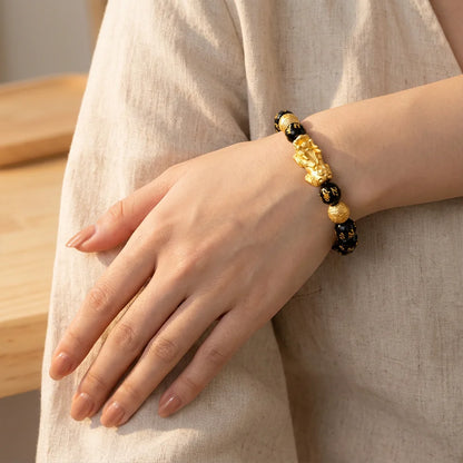 Feng-Shui-Armband mit Pixiu – Wohlstand & Fülle