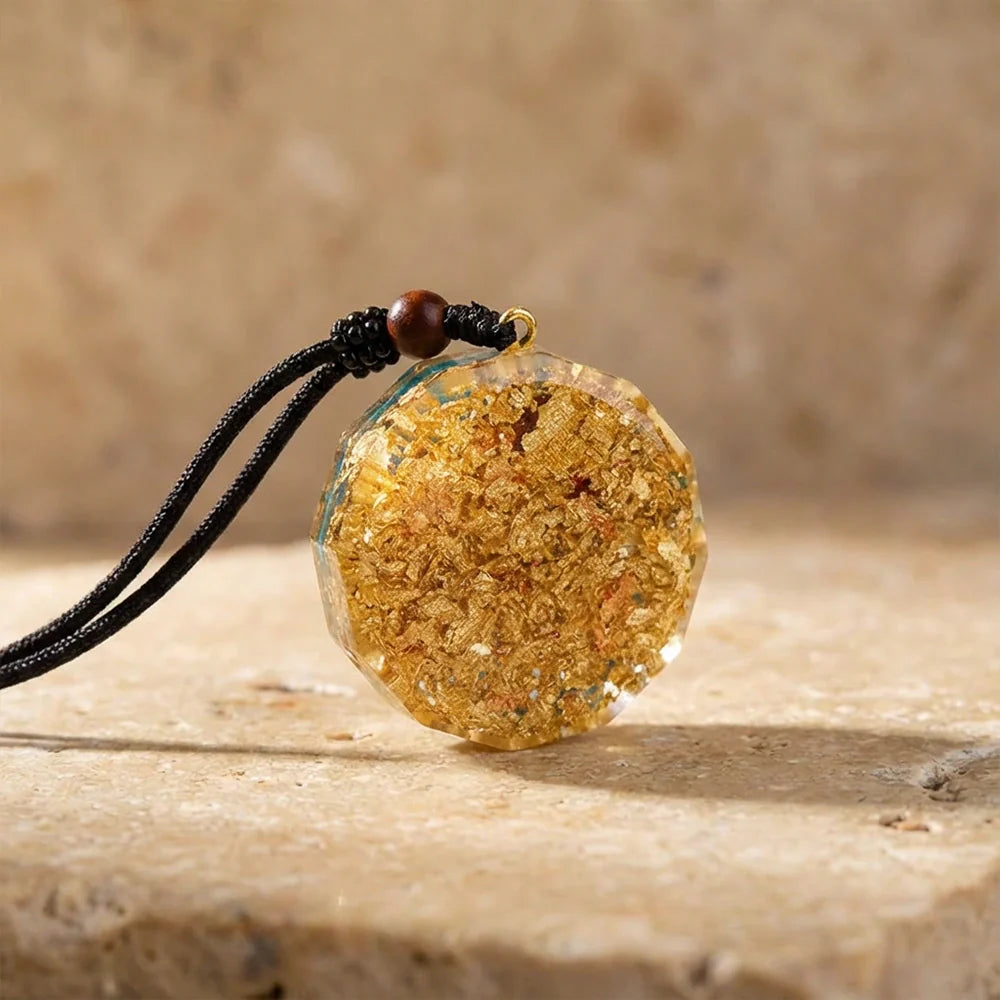 Metatrons-Würfel Orgonit-Anhänger – Schutz & Klarheit